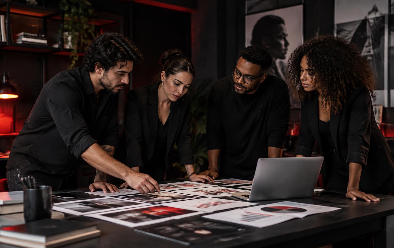 Equipe da Growth House construindo uma estratégia de crescimento